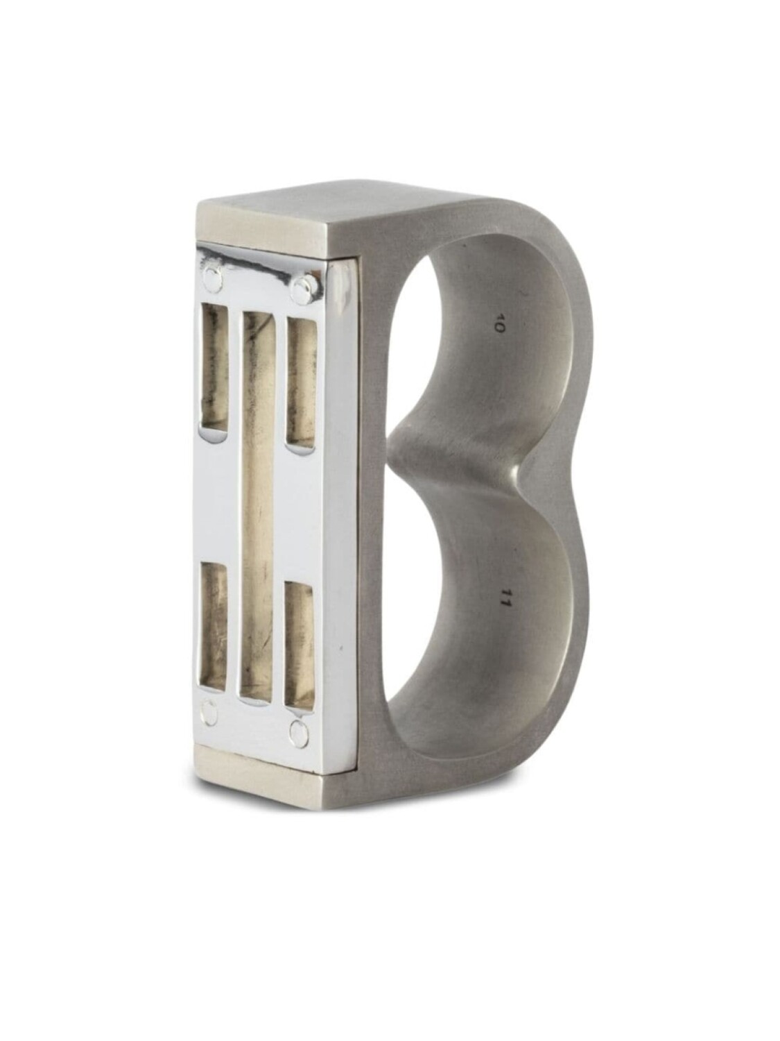 Кольцо Plate Double Sugarmans Punchout Parts of Four, серебряный
Кольцо Plate Double Sugarmans Punchout Parts of Four, серебряный