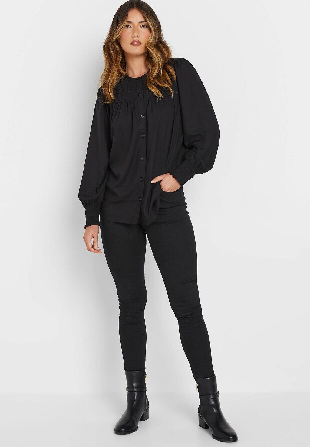 Блузка на пуговицах TALL LONG SLEEVE Long Tall Sally, антрацит
Блузка на пуговицах TALL LONG SLEEVE Long Tall Sally, антрацит