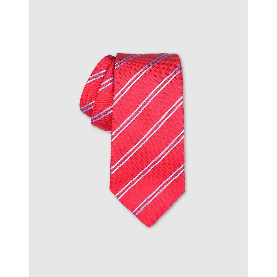 Красный шелковый галстук Olimpo с диагональными полосками, красный
Красный шелковый галстук Olimpo с диагональными полосками, красный
