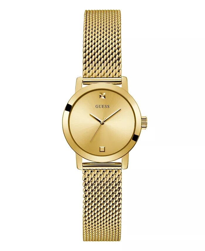 Женские золотистые часы-браслет с сеткой, 25 мм GUESS
Женские золотистые часы-браслет с сеткой, 25 мм GUESS