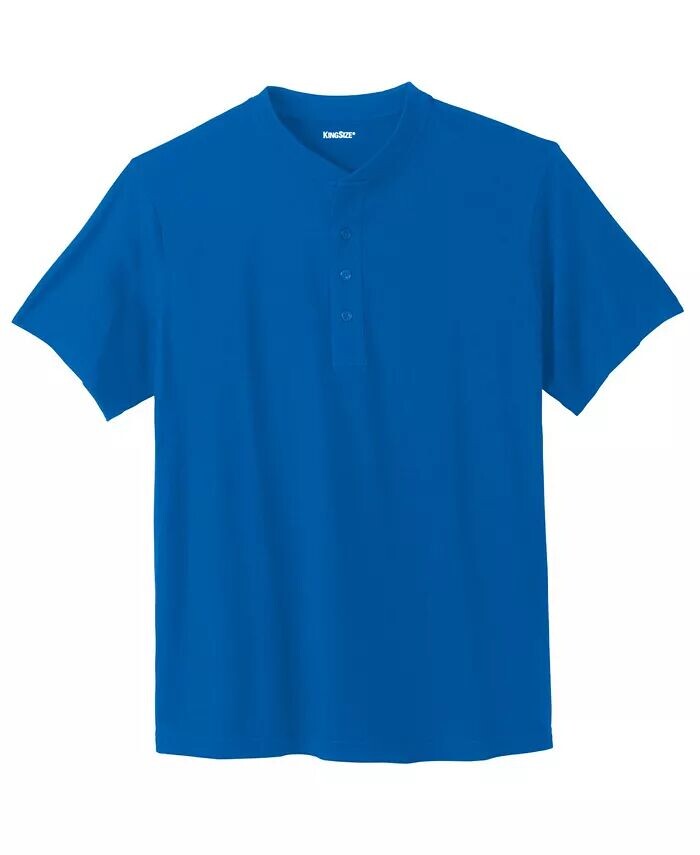Легкая футболка на пуговицах Big & Tall без усадки KingSize, синий
Легкая футболка на пуговицах Big & Tall без усадки KingSize, синий