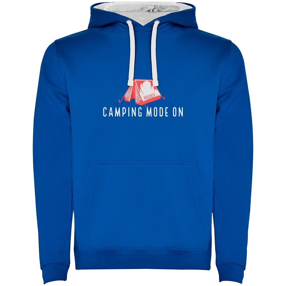 Худи Kruskis Camping Mode On Two Colour, синий 
Худи Kruskis Camping Mode On Two Colour, синий