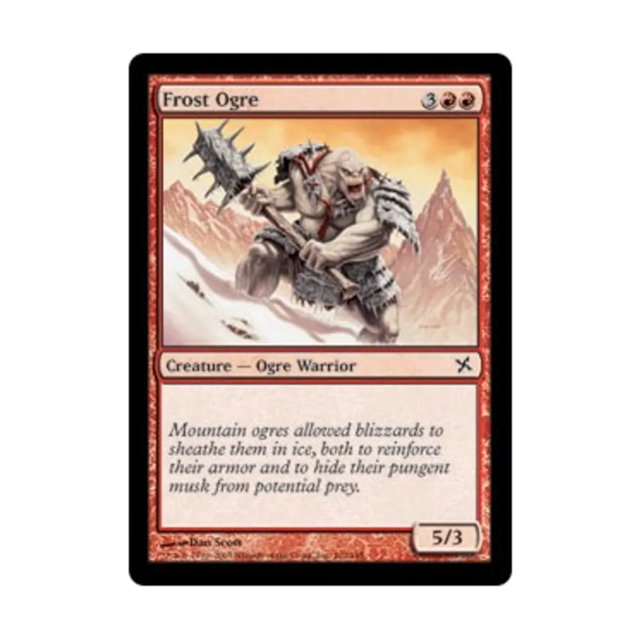 CCG Ледяной огр (клавиша C), MTG - Betrayers of Kamigawa 
CCG Ледяной огр (клавиша C), MTG - Betrayers of Kamigawa