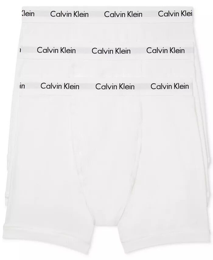 Комплект из 3 мужских трусов-боксеров из эластичного хлопка Calvin Klein, белый
Комплект из 3 мужских трусов-боксеров из эластичного хлопка Calvin Klein, белый