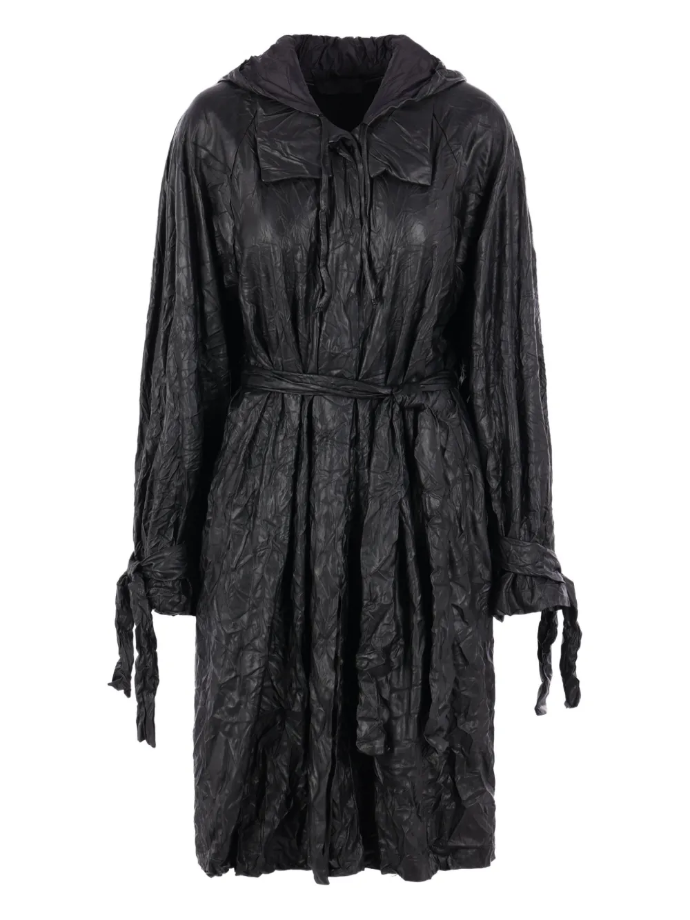 Пальто с капюшоном и поясом Maria Calderara, черный
Пальто с капюшоном и поясом Maria Calderara, черный