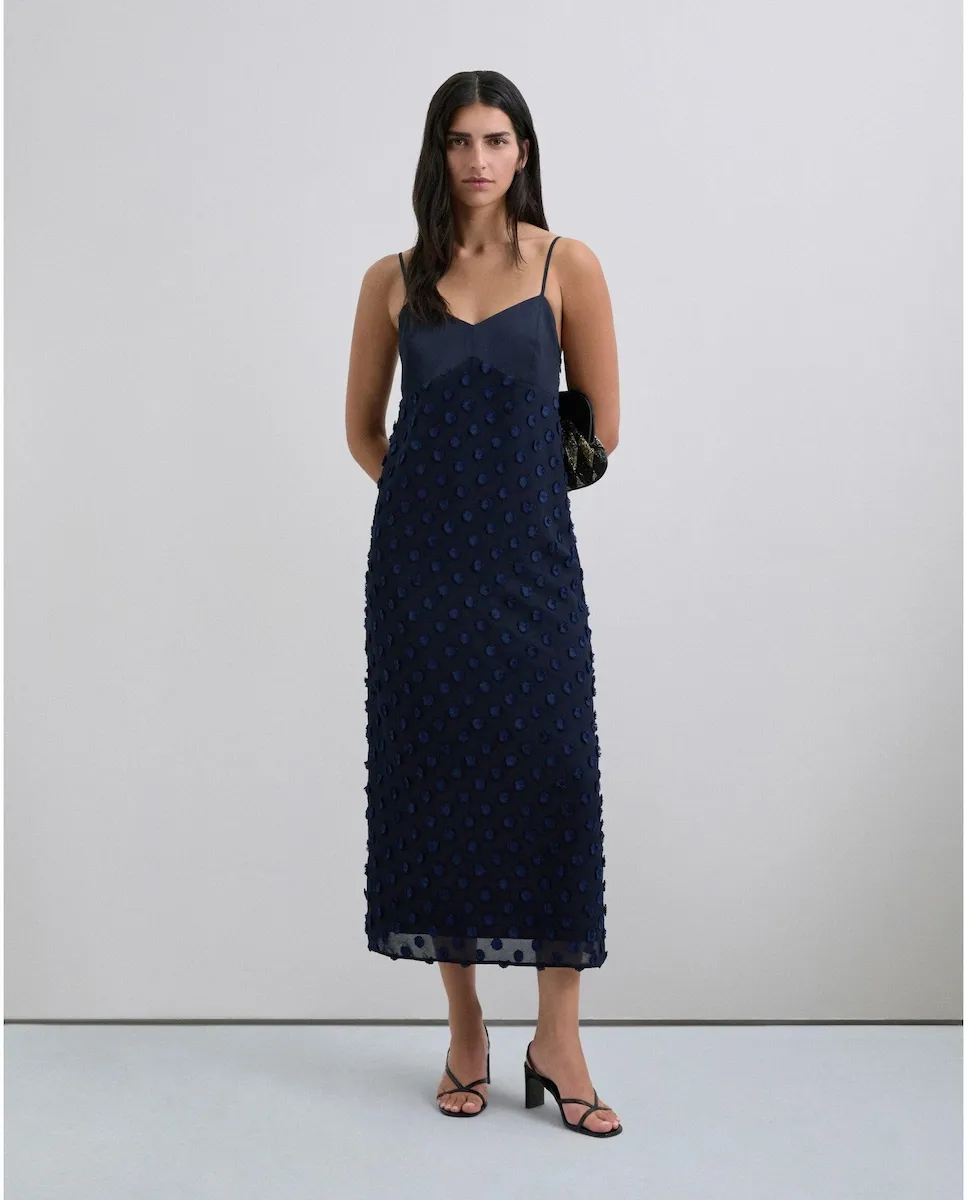 Миди-платье комбинация с тонкими бретелями Scalpers, синий
Миди-платье комбинация с тонкими бретелями Scalpers, синий