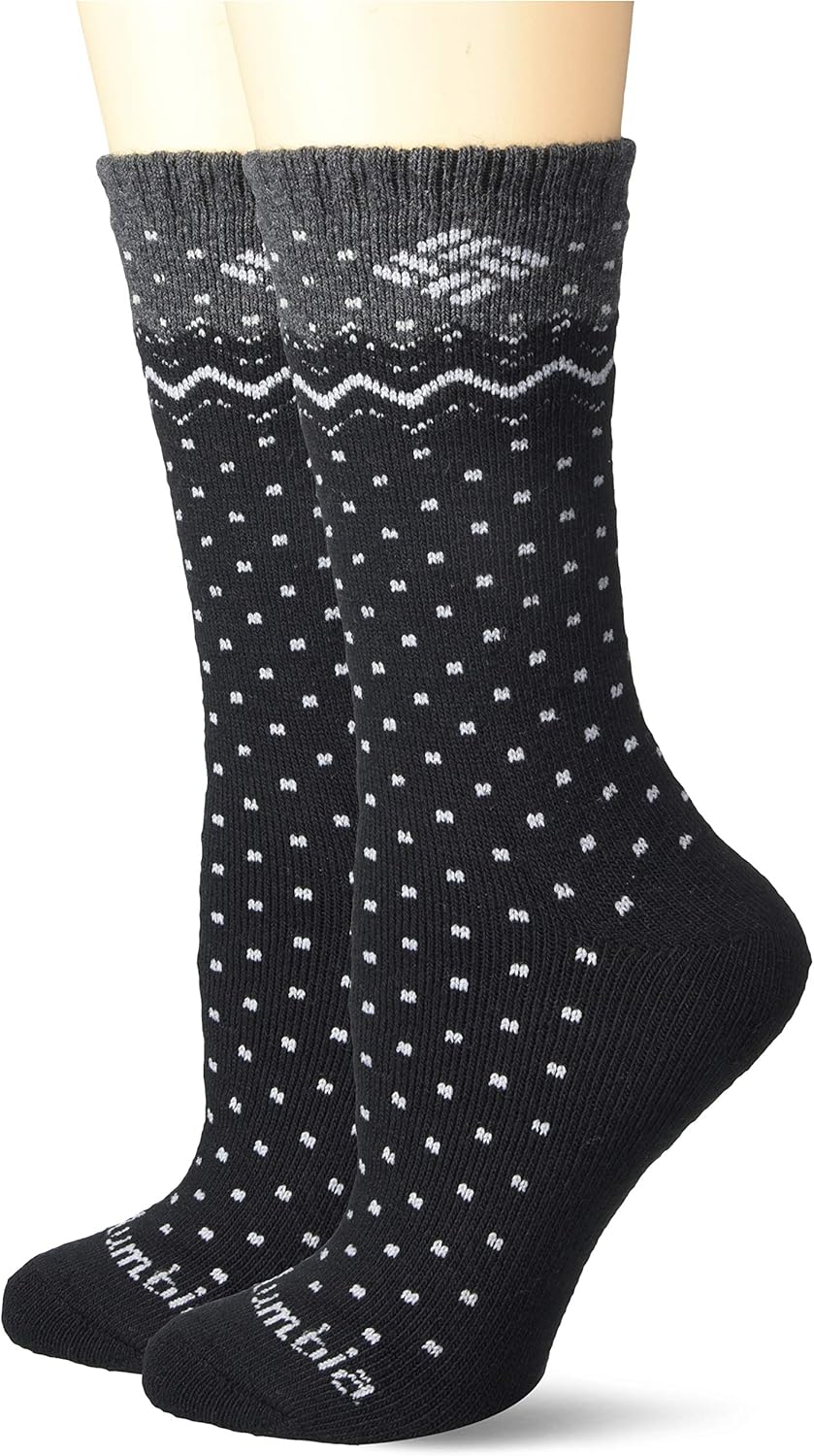 Columbia Женские шерстяные носки (2 пары), Black
Columbia Женские шерстяные носки (2 пары), Black