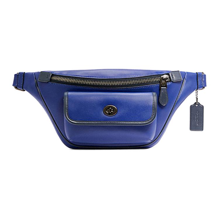 COACH Кожаный поясной рюкзак из кожи наследия мужской синий
COACH Кожаный поясной рюкзак из кожи наследия мужской синий