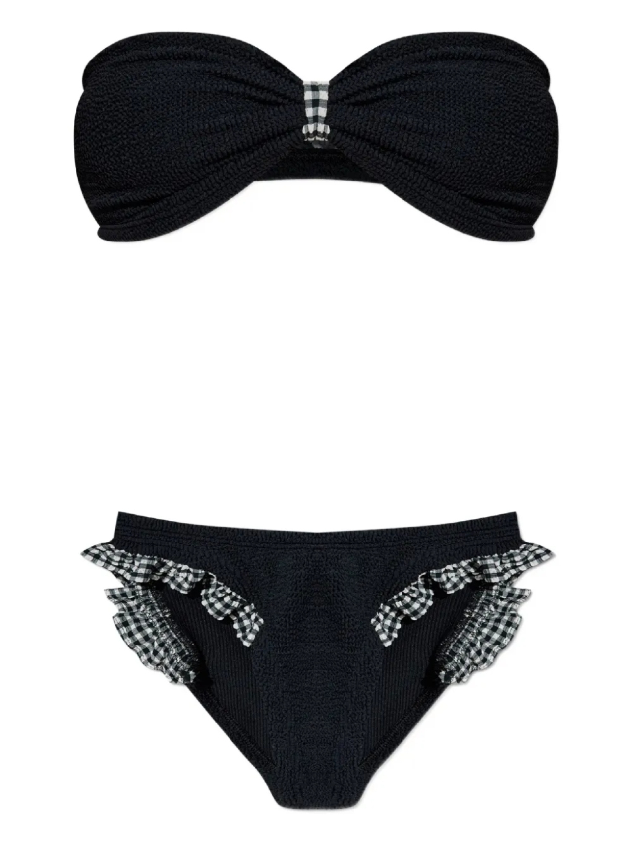 Hunza G Jean бикини в клетку с оборками и складками, черный
Hunza G Jean бикини в клетку с оборками и складками, черный