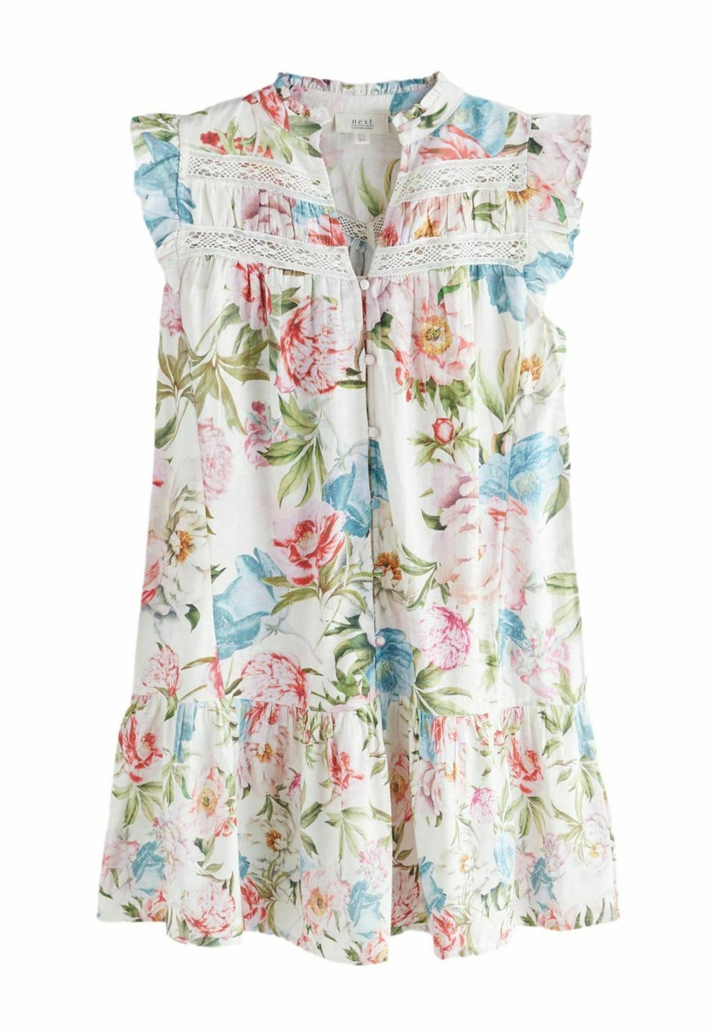 Платье-рубашка FRILL DETAIL INSERT MINI Next, слоновая кость
Платье-рубашка FRILL DETAIL INSERT MINI Next, слоновая кость