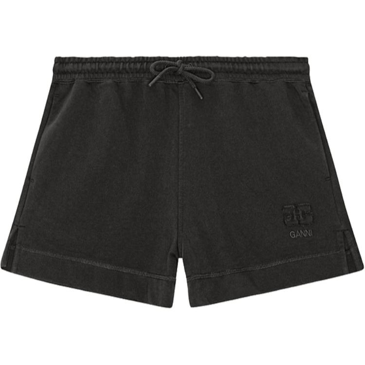 GANNI Органические хлопковые шорты с вышитым логотипом, фантомный синий
GANNI Органические хлопковые шорты с вышитым логотипом, фантомный синий