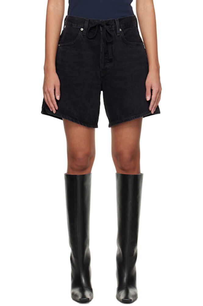 Черные джинсовые шорты Brynn с завязками Citizens of Humanity
Черные джинсовые шорты Brynn с завязками Citizens of Humanity