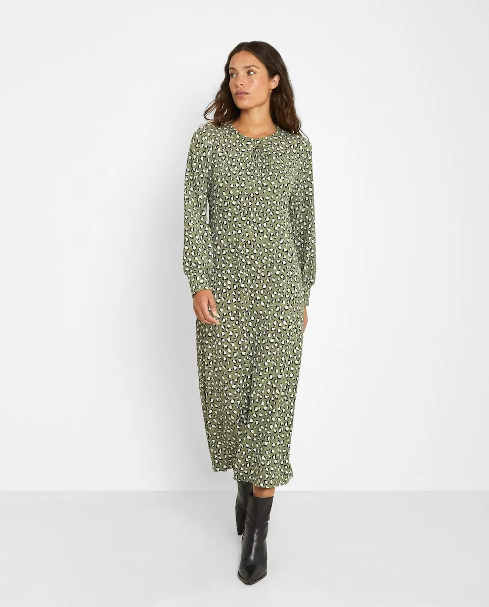 Платье с принтом и длинными рукавами Trucco, зеленый
Платье с принтом и длинными рукавами Trucco, зеленый