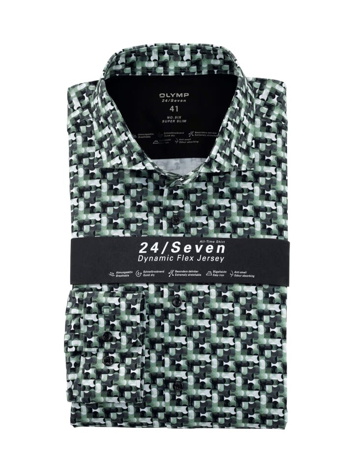 Деловая рубашка OLYMP, зеленый
Деловая рубашка OLYMP, зеленый