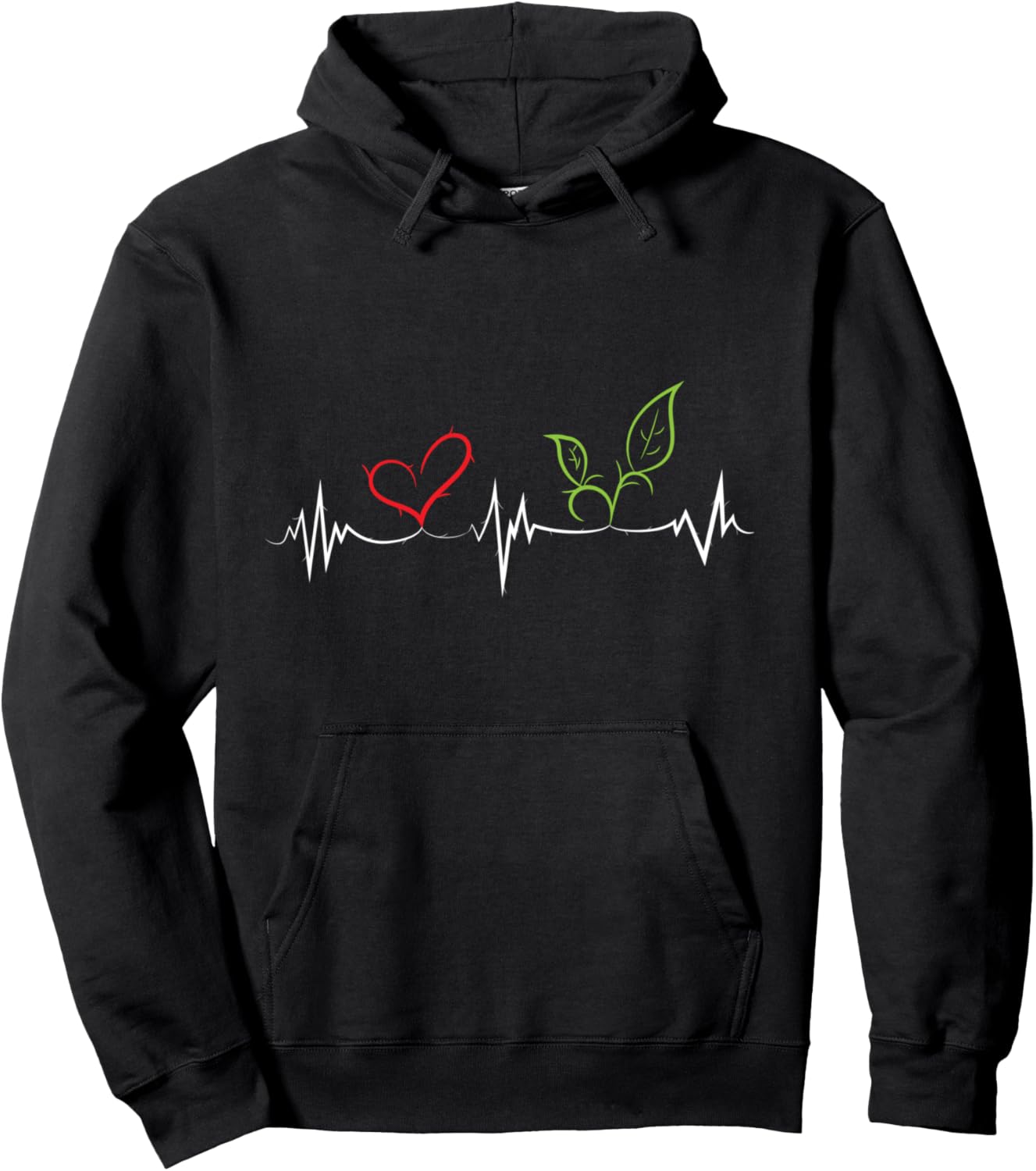 Футболка с капюшоном Heartbeat Vegan Leaf Heart Meatless Vitamin And Vegetarian Design, черный
Футболка с капюшоном Heartbeat Vegan Leaf Heart Meatless Vitamin And Vegetarian Design, черный