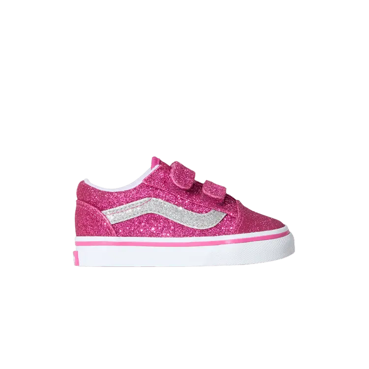 Кроссовки Vans Old Skool V Toddler, Glitter Raspberry Rose Pink
Кроссовки Vans Old Skool V Toddler, Glitter Raspberry Rose Pink