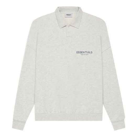 Рубашка ss21 long sleeve french terry polo shirt 'light heather oatmeal' Fear Of God Essentials, серый
Рубашка ss21 long sleeve french terry polo shirt 'light heather oatmeal' Fear Of God Essentials, серый