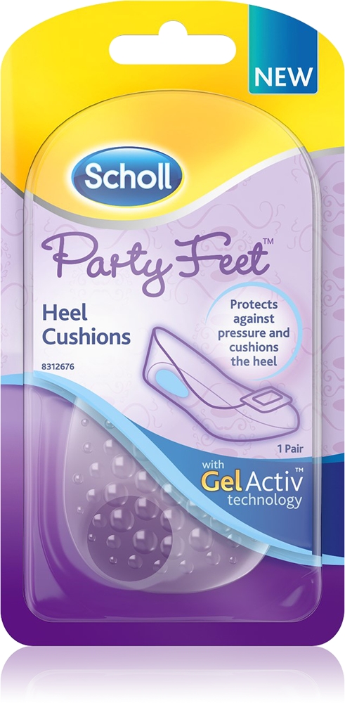 Гелевые подушечки для пяток Gelactiv party feet Scholl, 1 pora
Гелевые подушечки для пяток Gelactiv party feet Scholl, 1 pora