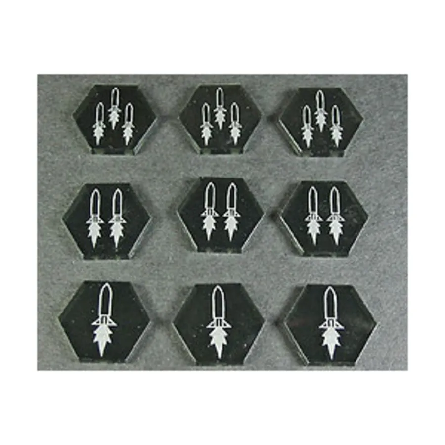 Жетоны космических ракет — прозрачно-серые, Token Sets - Science Fiction (Litko Aerosystems)
Жетоны космических ракет — прозрачно-серые, Token Sets - Science Fiction (Litko Aerosystems)