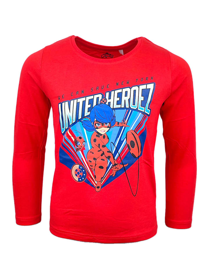 Рубашка с длинным рукавом Miraculous, красный
Рубашка с длинным рукавом Miraculous, красный