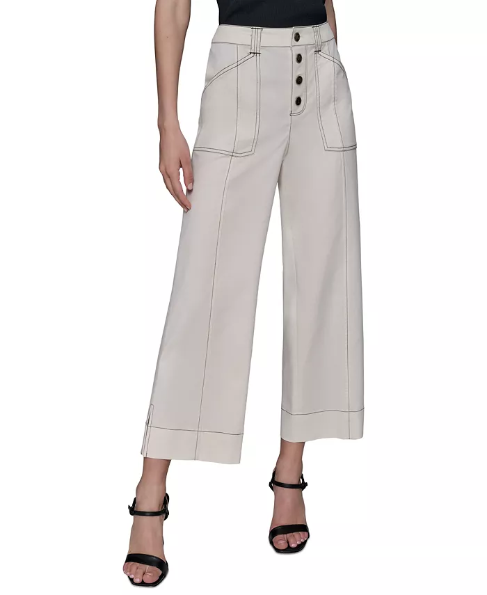 Женские укороченные брюки с декоративной строчкой KARL LAGERFELD PARIS, коричневый/бежевый
Женские укороченные брюки с декоративной строчкой KARL LAGERFELD PARIS, коричневый/бежевый