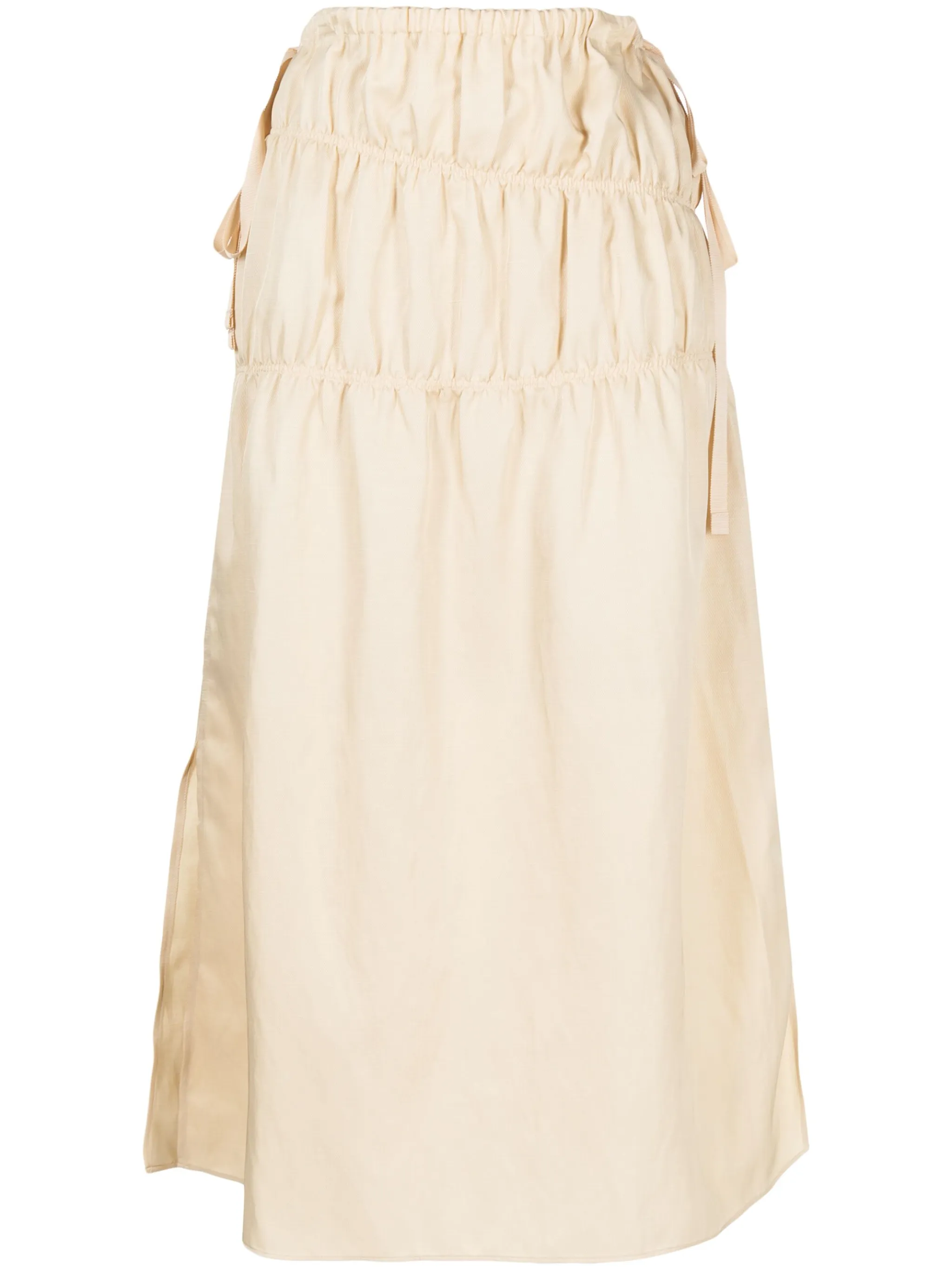 Юбка миди прямого кроя со сборками Goen.J, желтый
Юбка миди прямого кроя со сборками Goen.J, желтый