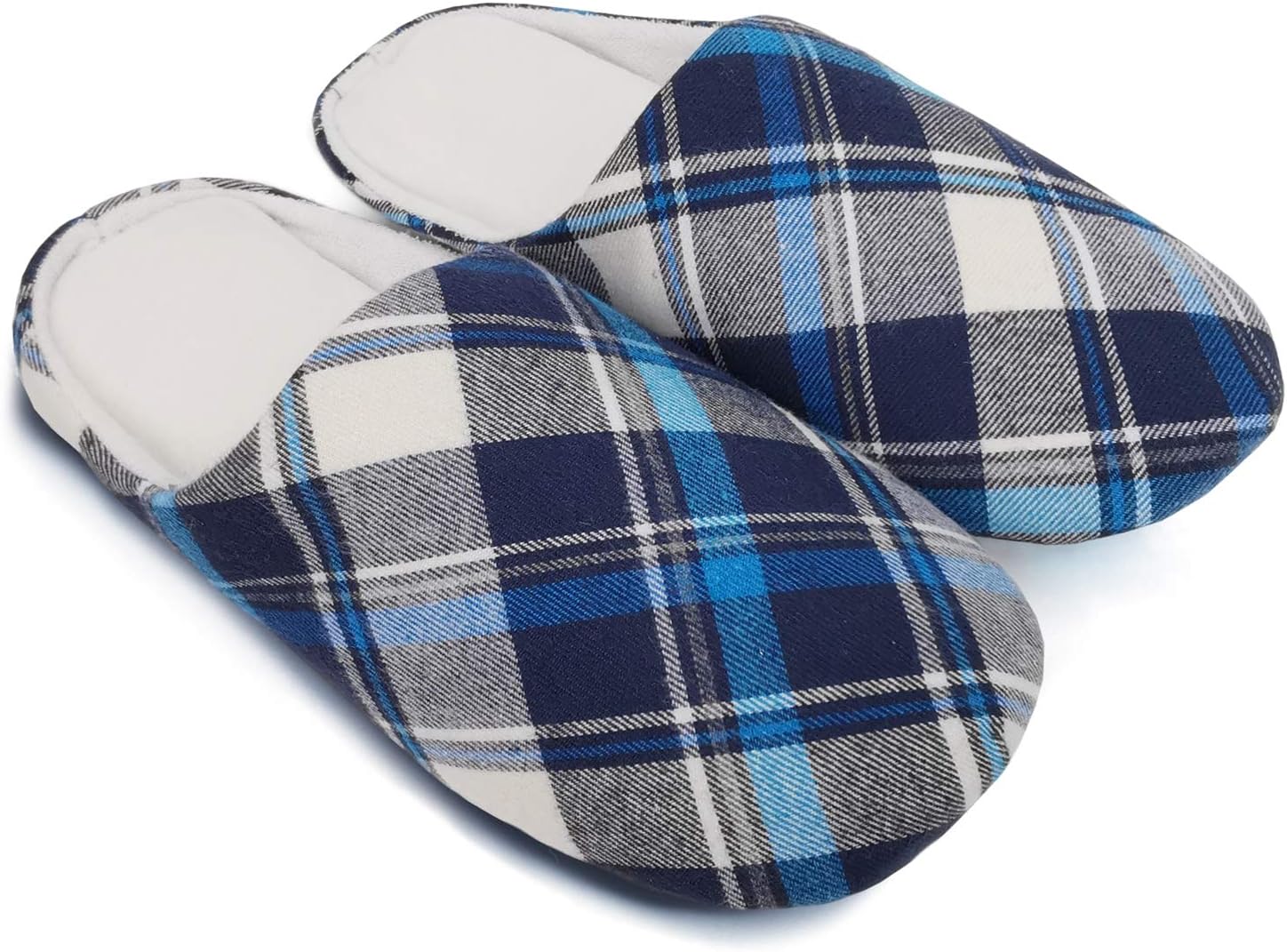 Мужские и женские домашние тапочки ofoot из хлопка с мемори-пеной, для спальни, слипоны, клетчатый ретро-стиль, противоскользящая резиновая подошва, синий
Мужские и женские домашние тапочки ofoot из хлопка с мемори-пеной, для спальни, слипоны, клетчатый ретро-стиль, противоскользящая резиновая подошва, синий