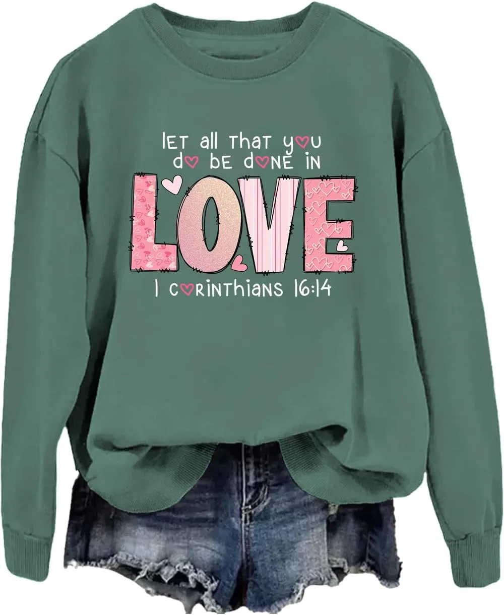 Свитшот Valentine Let All That You Do Be Done In Love JWVEL
Свитшот Valentine Let All That You Do Be Done In Love JWVEL