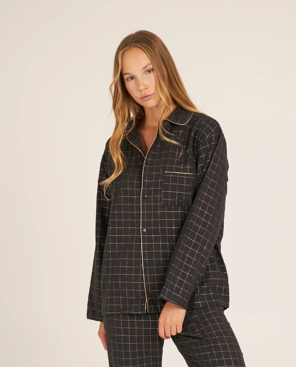 Женская пижамная футболка с карманом Bohodot, чёрный
Женская пижамная футболка с карманом Bohodot, чёрный