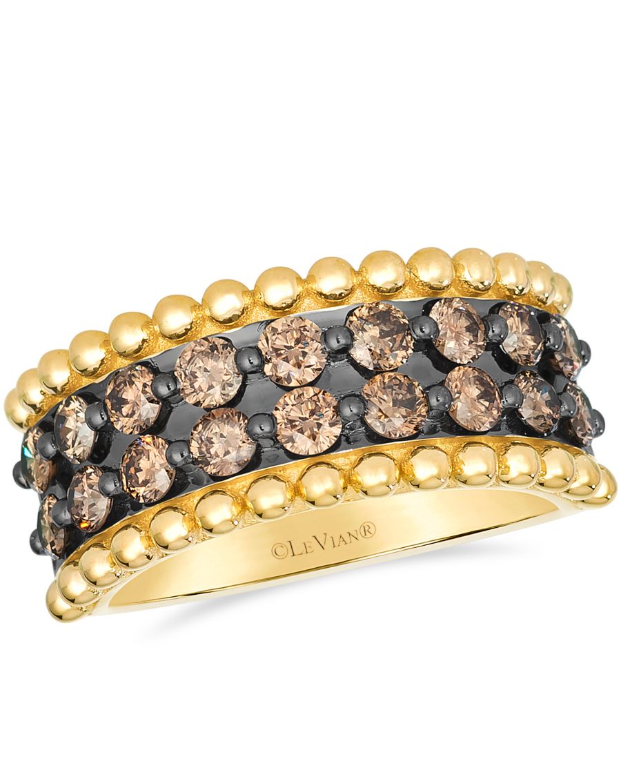 Кольцо с бриллиантом цвета шоколада (1,22 карата) в оправе из медового золота 14 карат Le Vian, Yellow Gold
Кольцо с бриллиантом цвета шоколада (1,22 карата) в оправе из медового золота 14 карат Le Vian, Yellow Gold