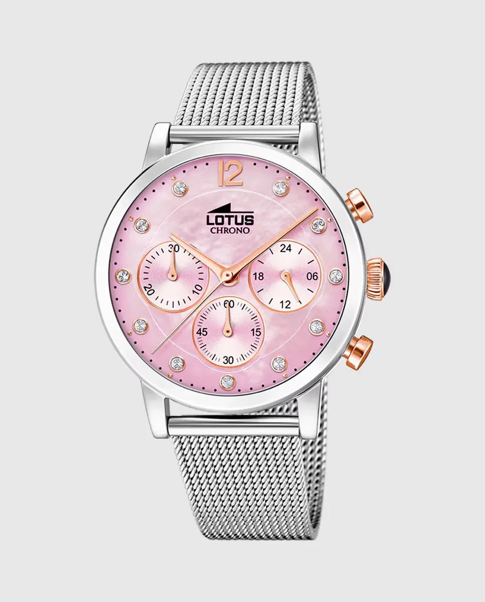 Женские часы 18676/2 Trendy в серебристой стали LOTUS, серебряный
Женские часы 18676/2 Trendy в серебристой стали LOTUS, серебряный
