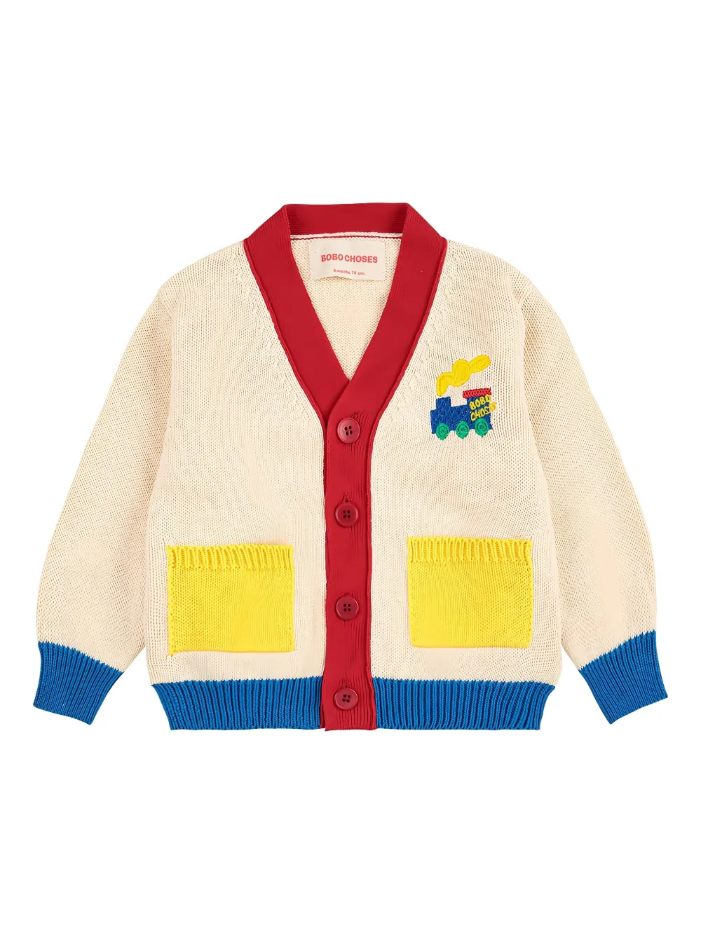 Кардиган в цветовой блокировке Choo Choo Bobo Choses, нейтральный
Кардиган в цветовой блокировке Choo Choo Bobo Choses, нейтральный