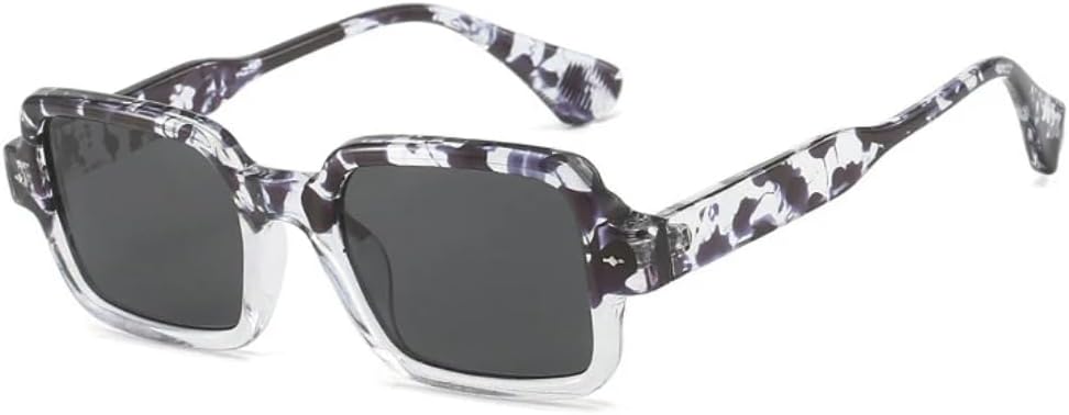 Модные двухцветные солнцезащитные очки для женщин в винтажном стиле с заклепками, защита от УФ-излучения UV400, для мужчин – прозрачная оправа UUPTTPL, Pattern Clear Gray
Модные двухцветные солнцезащитные очки для женщин в винтажном стиле с заклепками, защита от УФ-излучения UV400, для мужчин – прозрачная оправа UUPTTPL, Pattern Clear Gray