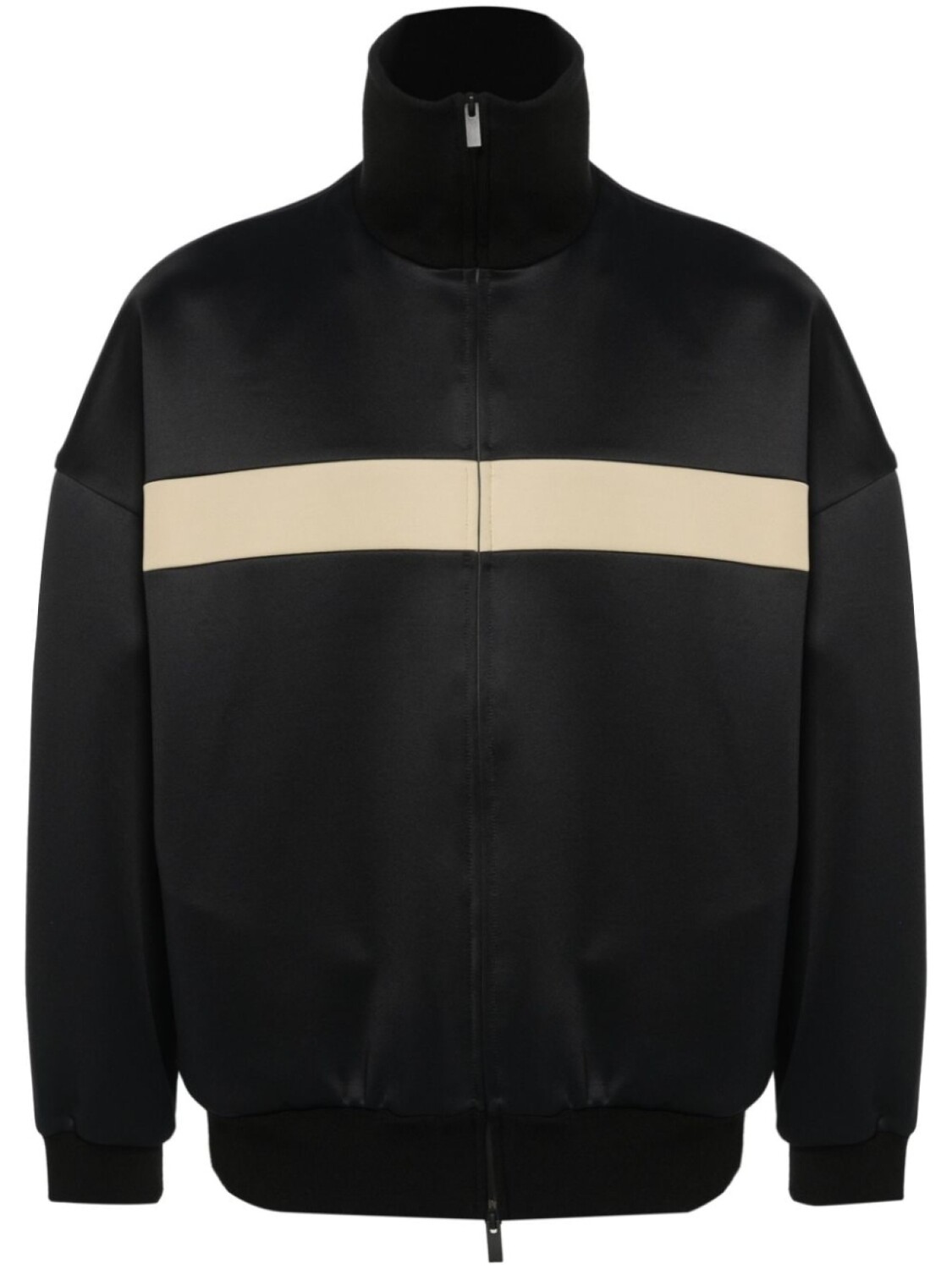 Fear Of God куртка на молнии с полосками, черный 
Fear Of God куртка на молнии с полосками, черный