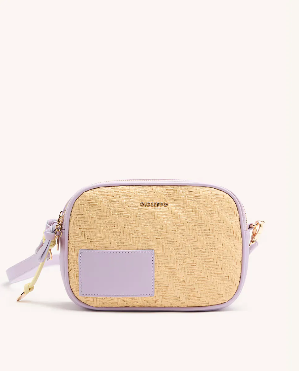 Сумка через плечо с регулируемой ручкой из рафии и застежкой-молнией Gioseppo, лиловый
Сумка через плечо с регулируемой ручкой из рафии и застежкой-молнией Gioseppo, лиловый