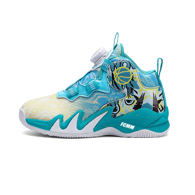 Баскетбольные кроссовки средней высоты с противоскользящей отделкой, детские FCMM, аква
Баскетбольные кроссовки средней высоты с противоскользящей отделкой, детские FCMM, аква