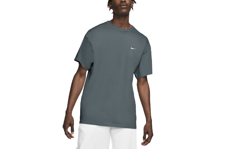 Футболка мужская серая/синяя Nike, серый/синий 
Футболка мужская серая/синяя Nike, серый/синий