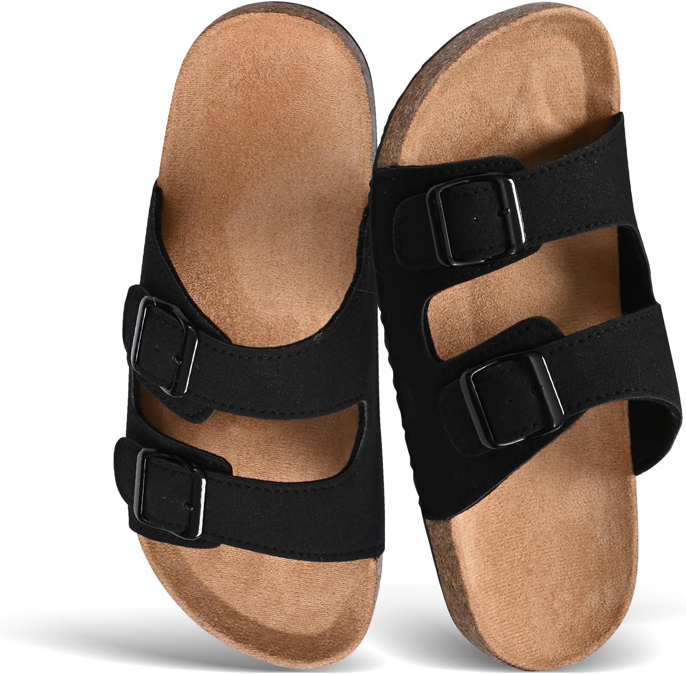 Сандалии sfn с пробковой стелькой для мужчин и женщин, с поддержкой свода стопы, регулируемой пряжкой, летние шлепанцы, амортизирующая противоскользящая подошва, черные/темно-коричневые/слоновая кость Slunza
Сандалии sfn с пробковой стелькой для мужчин и женщин, с поддержкой свода стопы, регулируемой пряжкой, летние шлепанцы, амортизирующая противоскользящая подошва, черные/темно-коричневые/слоновая кость Slunza