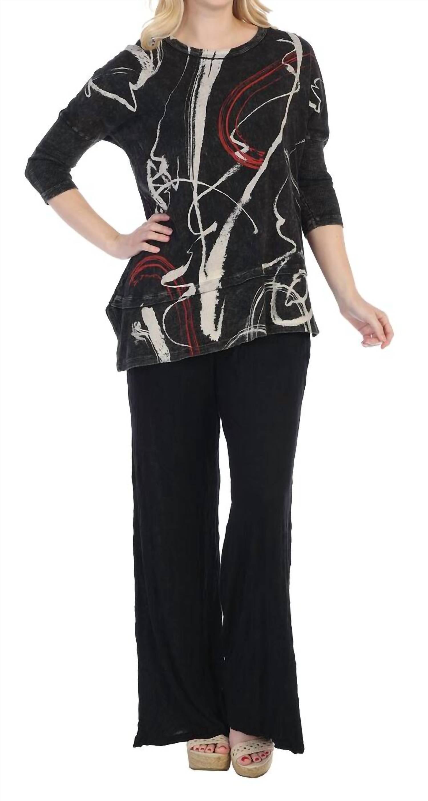 Топ Matilda Mineral Washed Cotton с рукавами «летучая мышь» черного цвета Jess & Jane
Топ Matilda Mineral Washed Cotton с рукавами «летучая мышь» черного цвета Jess & Jane