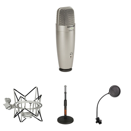 Комплект USB-микрофона Samson C01U Pro и Настольной Подставки
Комплект USB-микрофона Samson C01U Pro и Настольной Подставки