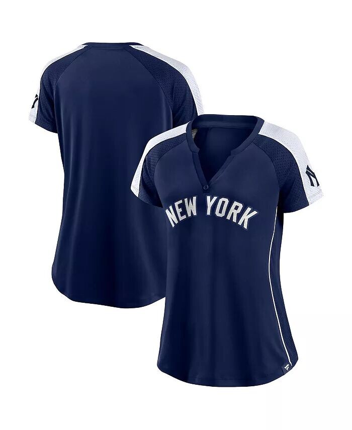 Женская темно-белая футболка New York Yankees True Classic League Diva в тонкую полоску реглан с v-образным вырезом Fanatics
Женская темно-белая футболка New York Yankees True Classic League Diva в тонкую полоску реглан с v-образным вырезом Fanatics