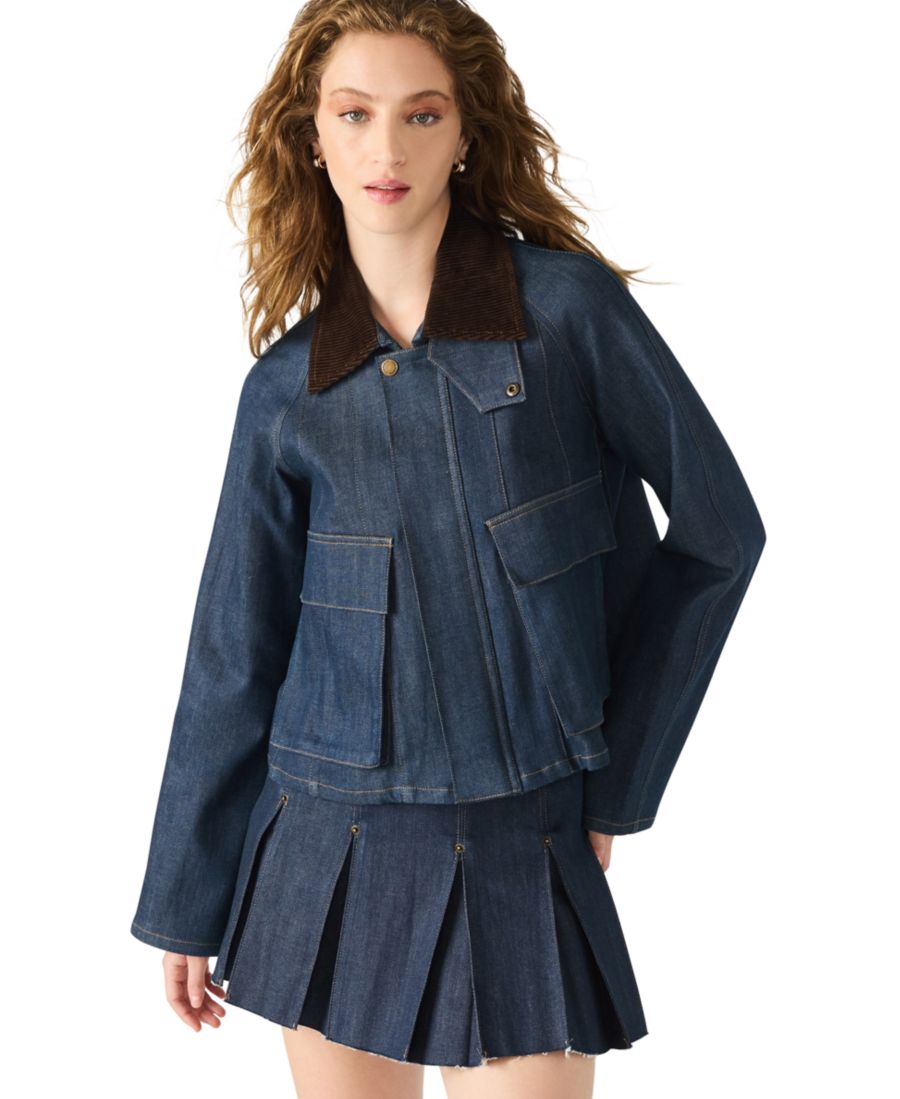 Женская куртка Justina с воротником Steve Madden, Deep Indigo
Женская куртка Justina с воротником Steve Madden, Deep Indigo