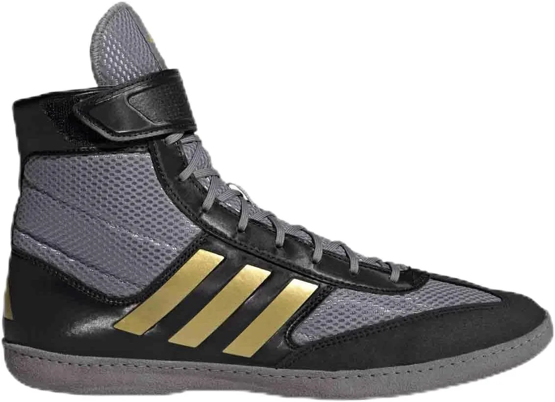 Мужские кроссовки Adidas Combat Speed 5, серый/черный/металлик золотой
Мужские кроссовки Adidas Combat Speed 5, серый/черный/металлик золотой