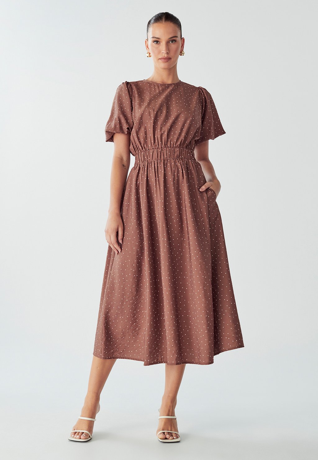 Платье из денима PEN WILLA, коричневый
Платье из денима PEN WILLA, коричневый