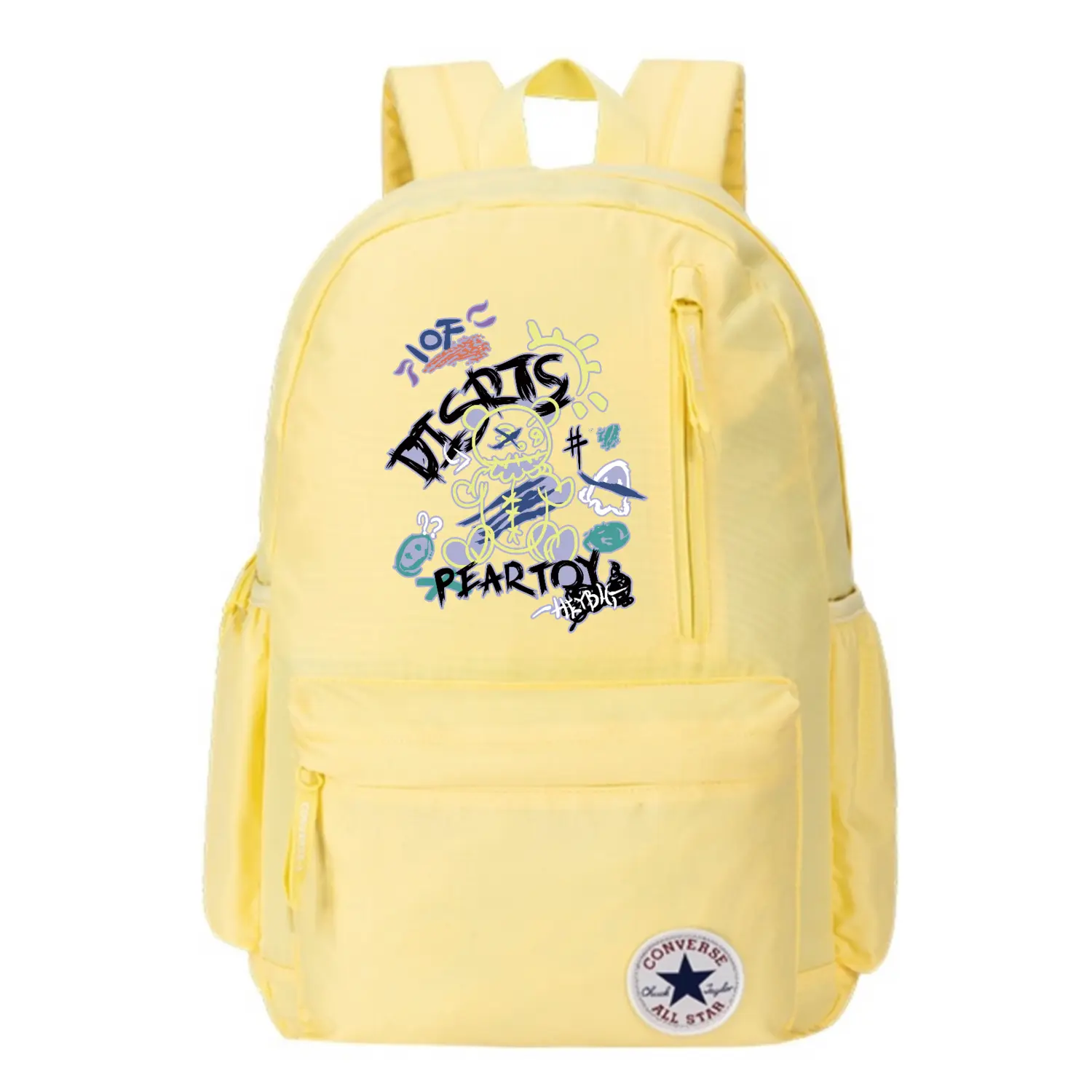 Converse Полиэстеровый рюкзак унисекс яично-желтый, Graffiti Bear
Converse Полиэстеровый рюкзак унисекс яично-желтый, Graffiti Bear