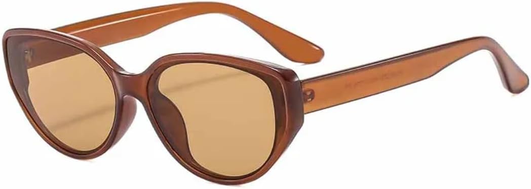 Винтажные овальные солнцезащитные очки для женщин в стиле «автомобильный глаз», роскошные ретро-очки для мужчин, для вождения и путешествий, модные очки с защитой от УФ-излучения UV400 TVTBBVV, Brown Tea
Винтажные овальные солнцезащитные очки для женщин в стиле «автомобильный глаз», роскошные ретро-очки для мужчин, для вождения и путешествий, модные очки с защитой от УФ-излучения UV400 TVTBBVV, Brown Tea