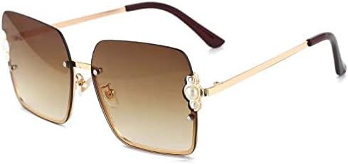 Солнцезащитные очки в полуободковой оправе для женщин, жемчужные, с защитой от УФ-излучения UV400, винтажные солнцезащитные очки с градиентным переходом цвета MTZJH, Tea
Солнцезащитные очки в полуободковой оправе для женщин, жемчужные, с защитой от УФ-излучения UV400, винтажные солнцезащитные очки с градиентным переходом цвета MTZJH, Tea