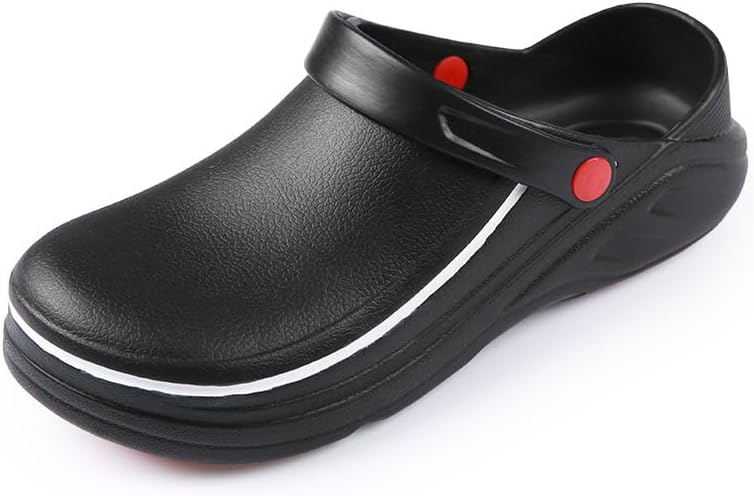 Мужские обувь для шеф-повара - противоскользящие, маслобойкие, водонепроницаемые туфли, удобная обувь для медсестер, мужская и женская обувь для садовников, для работы в помещении и на улице, сабо для шеф-повара для кухни, офиса и у моря Dikermo...
Мужские обувь для шеф-повара - противоскользящие, маслобойкие, водонепроницаемые туфли, удобная обувь для медсестер, мужская и женская обувь для садовников, для работы в помещении и на улице, сабо для шеф-повара для кухни, офиса и у моря Dikermo...