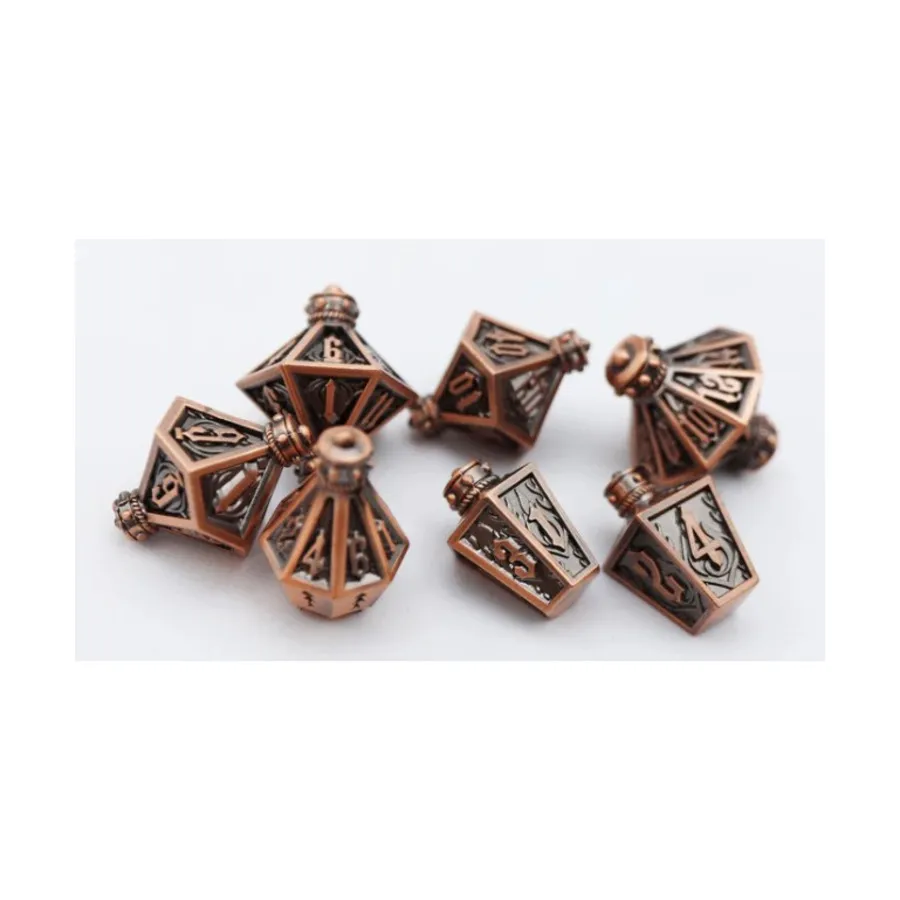 Поли-набор - Медное пламя (7), Dice Sets - Metal - Moonlit Lantern
Поли-набор - Медное пламя (7), Dice Sets - Metal - Moonlit Lantern