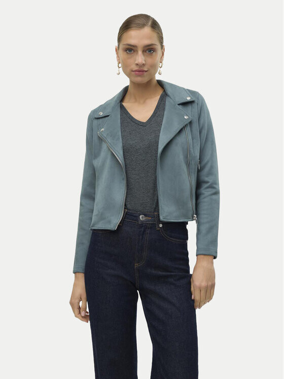 Куртка из искусственной кожи стандартного кроя Vero Moda, зеленый 
Куртка из искусственной кожи стандартного кроя Vero Moda, зеленый